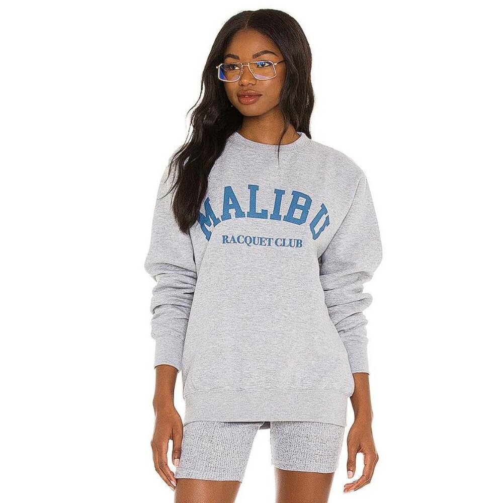 DEPARTURE Women's Malibu Crewneck Size S In Grey